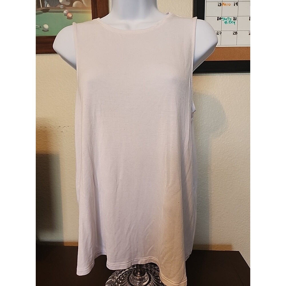 J + B White Tank Top Size S